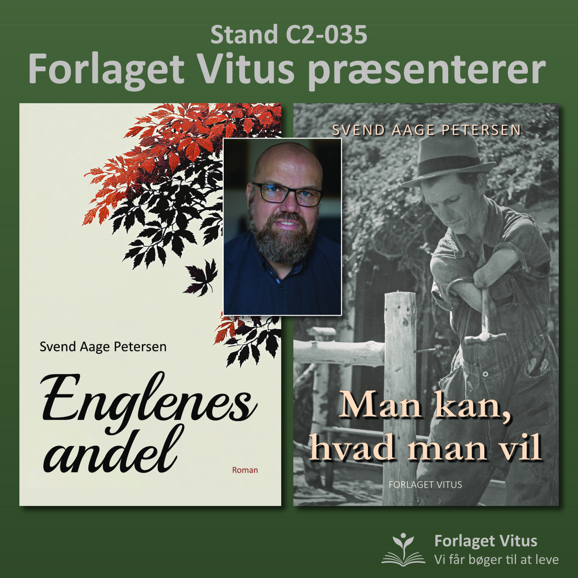 Bogsignering: Forlaget Vitus lanceres med signering ved Svend Aage Petersen