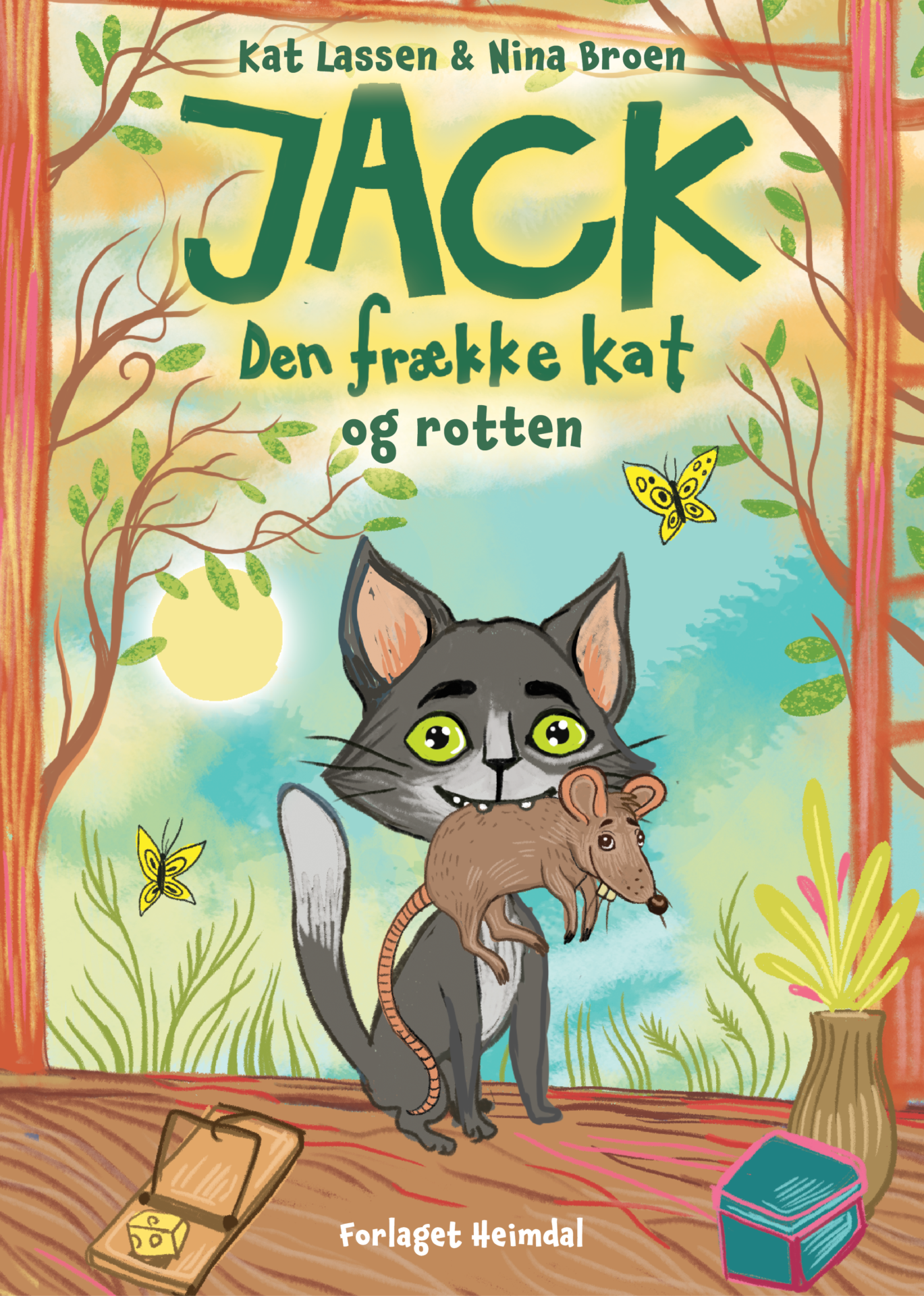 Kat Lassen signerer Ellebæt-serien og sin nyeste billedbog Jack Den frække kat og rotten