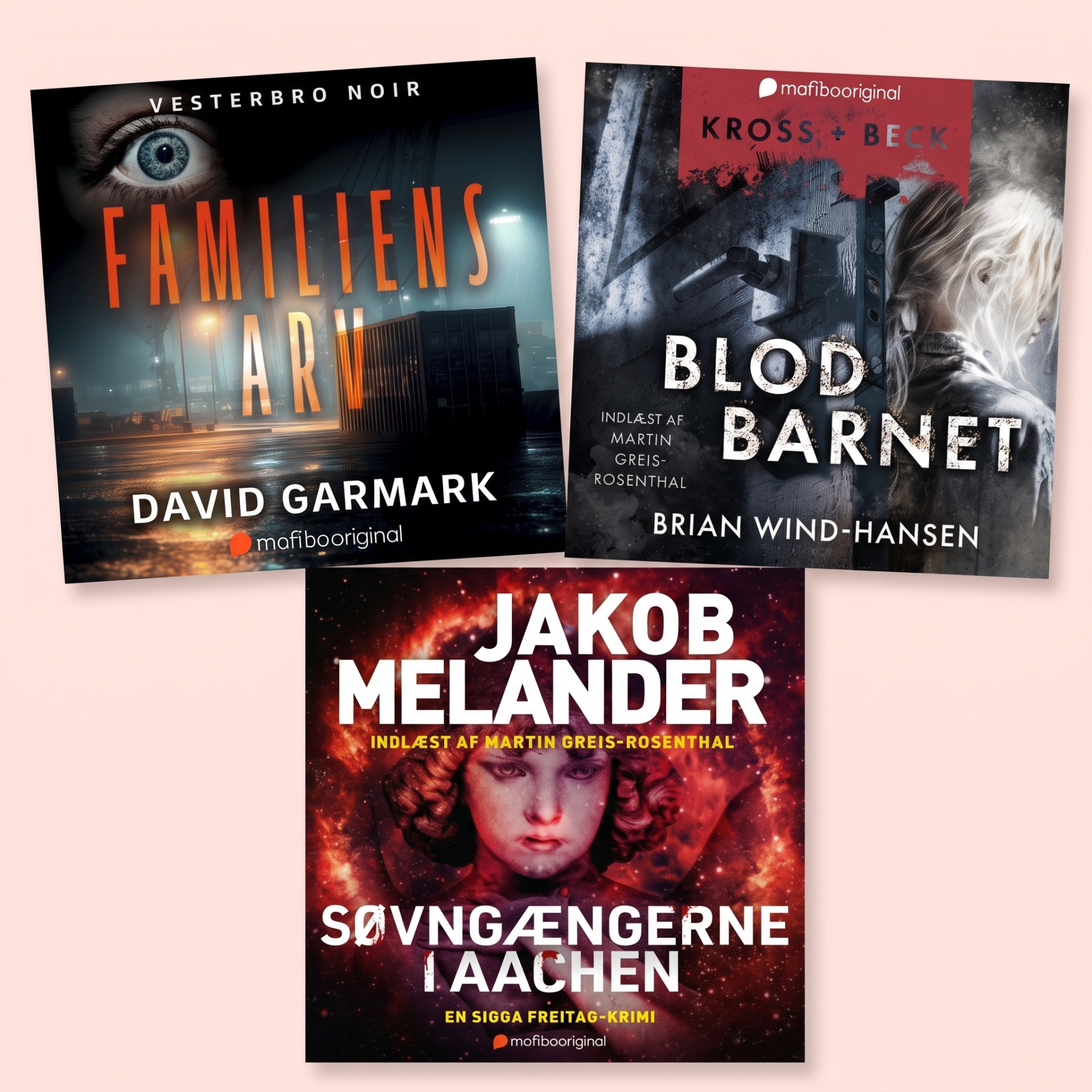Nordic noir og umage makkerpar: Jakob Melander, David Garmark og Brian Wind-Hansen snakker om deres krimier