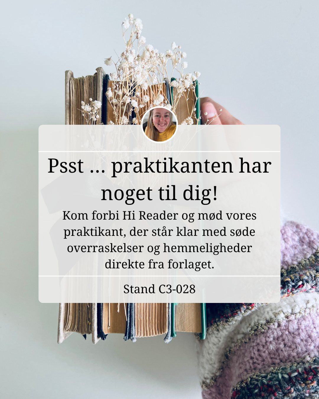 Mød Hi Readers praktikant og få en lækker overraskelse med hjem