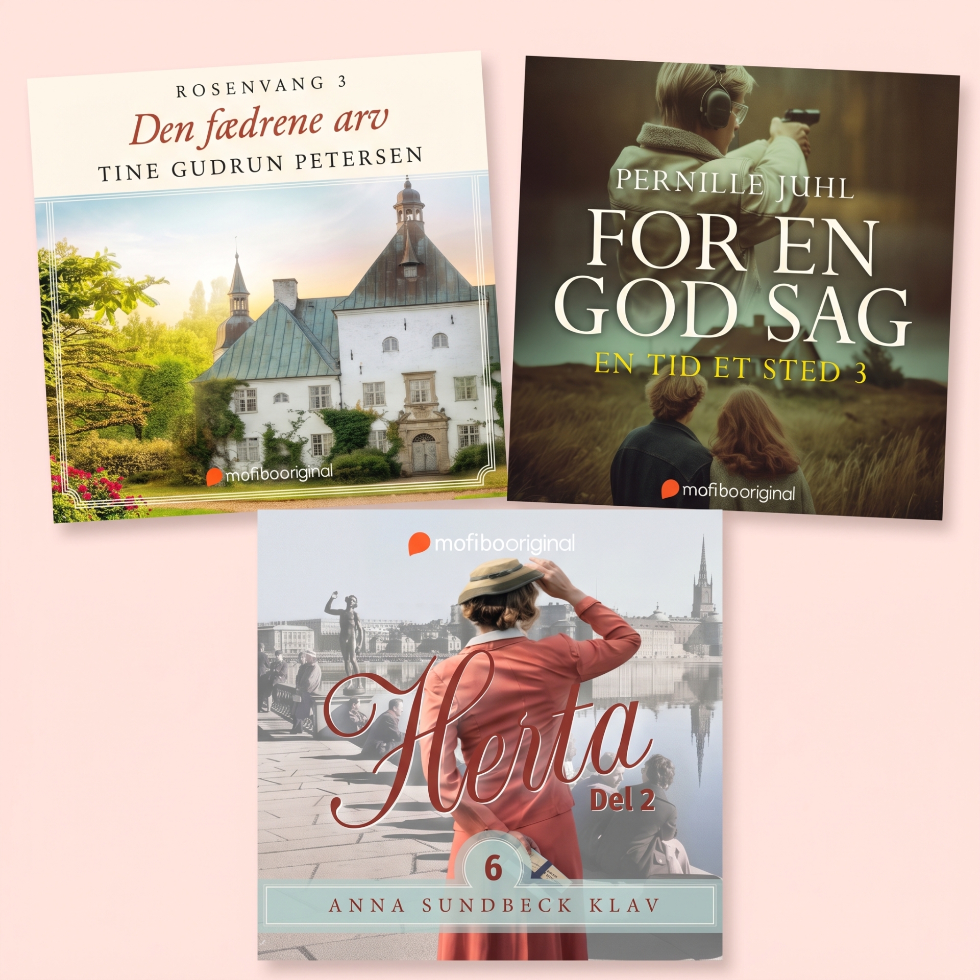 Kvinder i historiske romaner: Johanne Bille interviewer Pernille Juhl, Tine Gudrun Petersen og Anna Sundbeck Klav